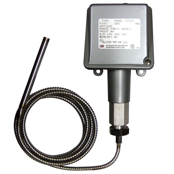 F100-7BS-6S-6S New United Electric Temperature Switch